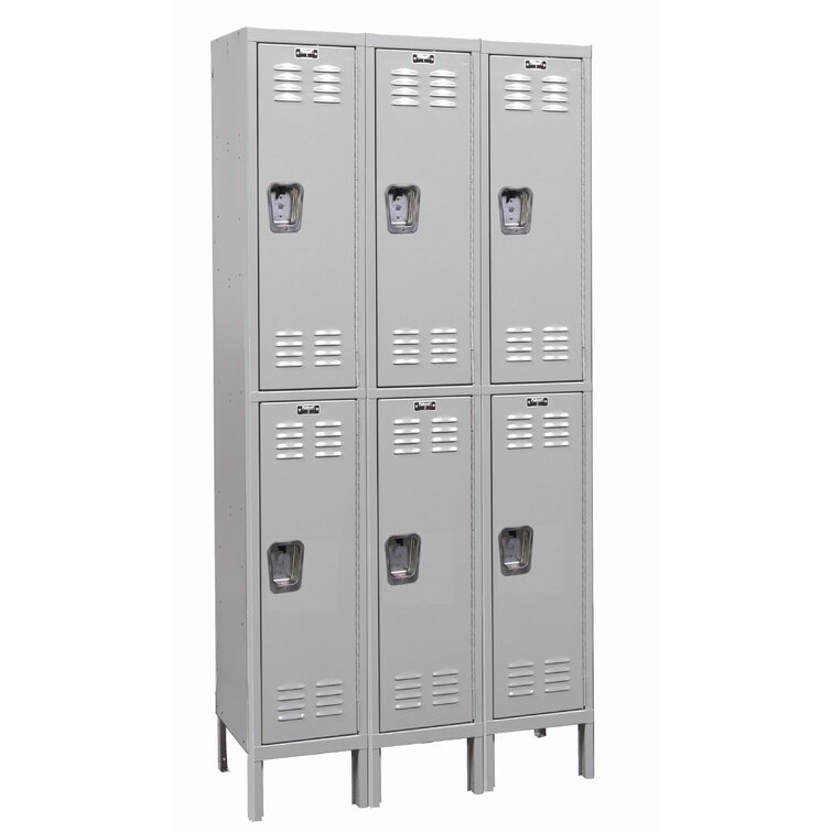 Hallowell Premium Metal 2 - Tier School Locker & Reviews | Wayfair